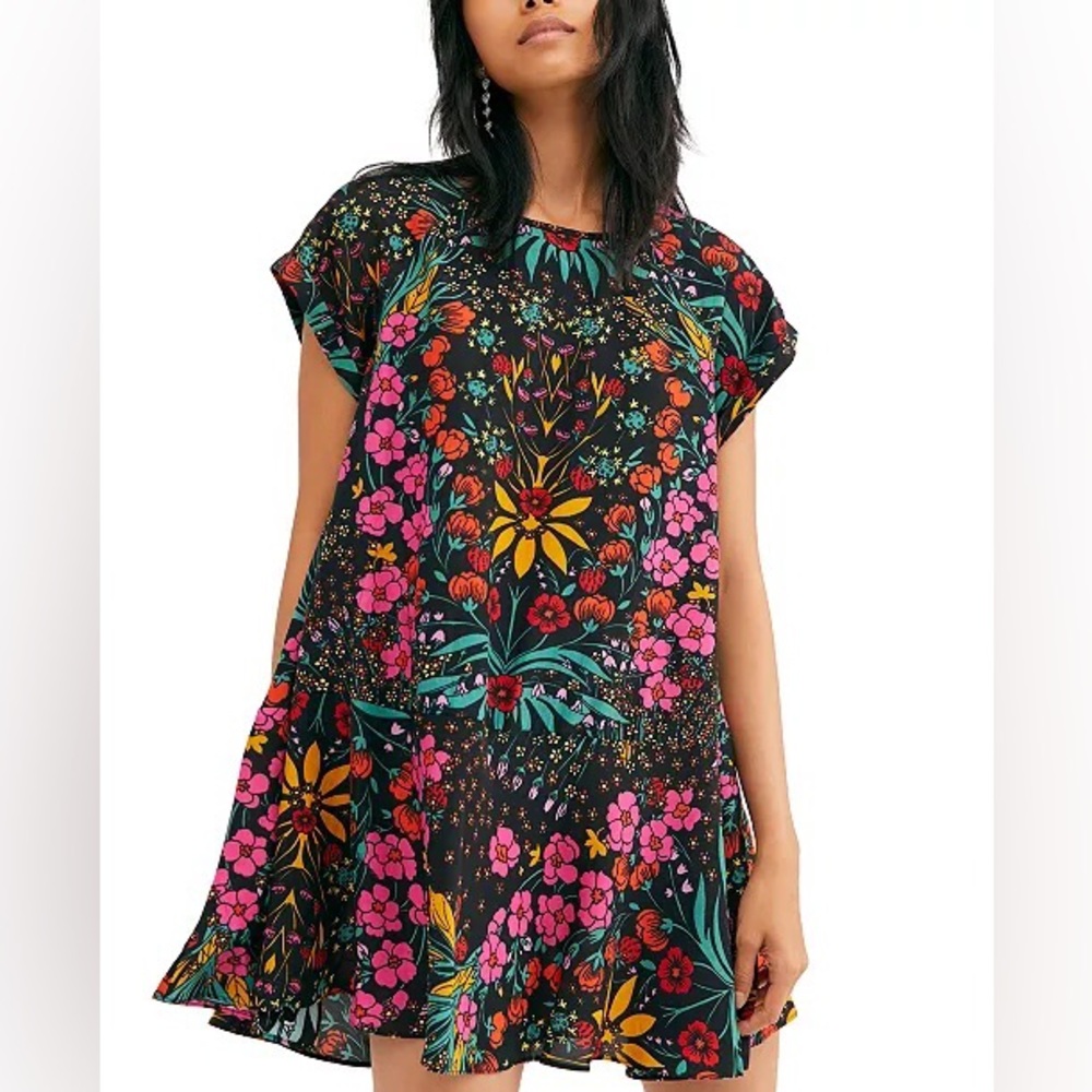 Free people strawberry fields mini dress